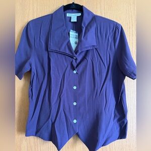 Dressbarn Deep Purple Blouse